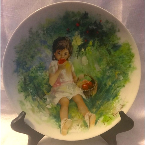 Vintage Limoges Les Enfants Marie Ange Collector Plate - Picture 5 of 5